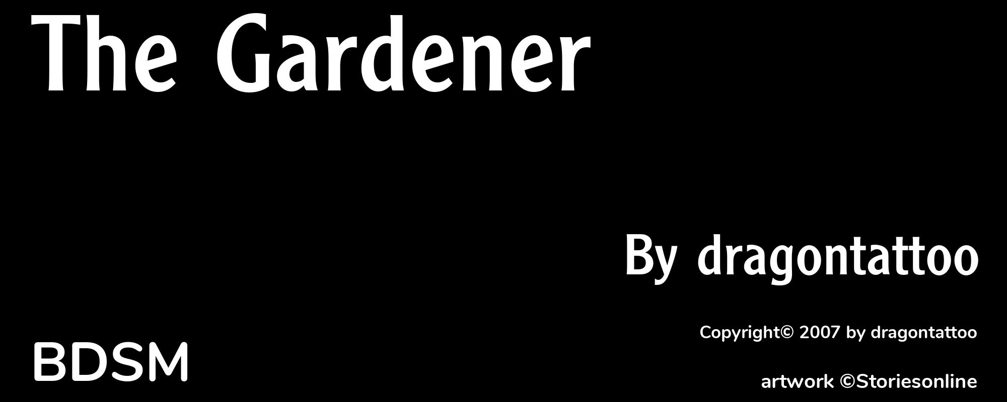 The Gardener - Cover