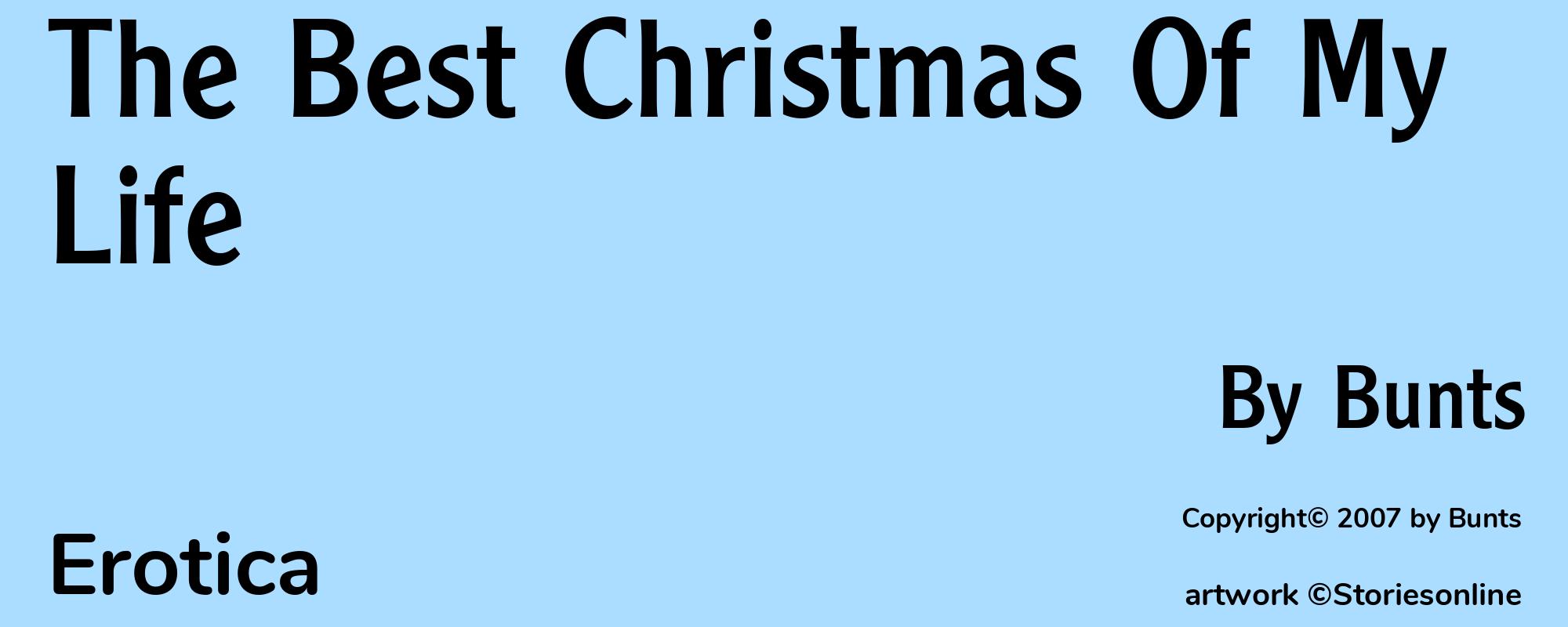 The Best Christmas Of My Life - Cover