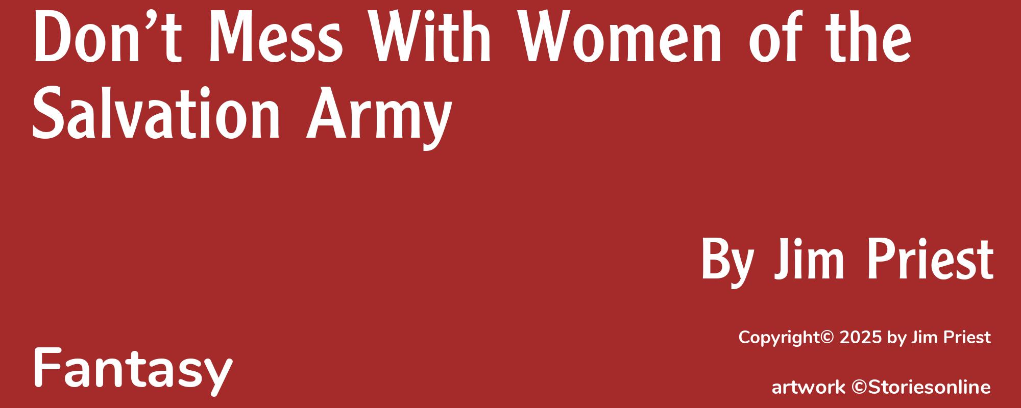 Don’t Mess With Women of the Salvation Army - Cover