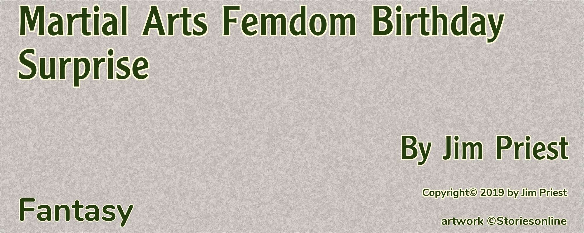 Martial Arts Femdom Birthday Surprise - Cover