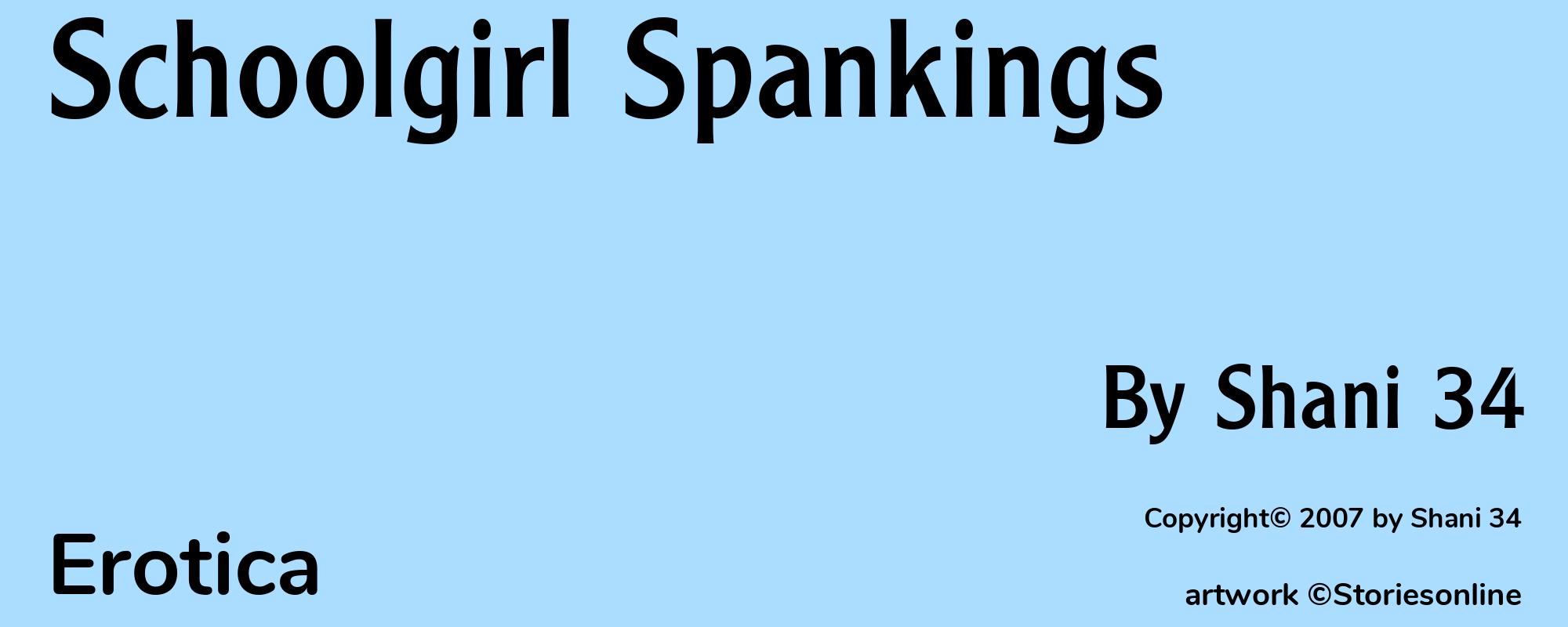 Schoolgirl Spankings - Cover