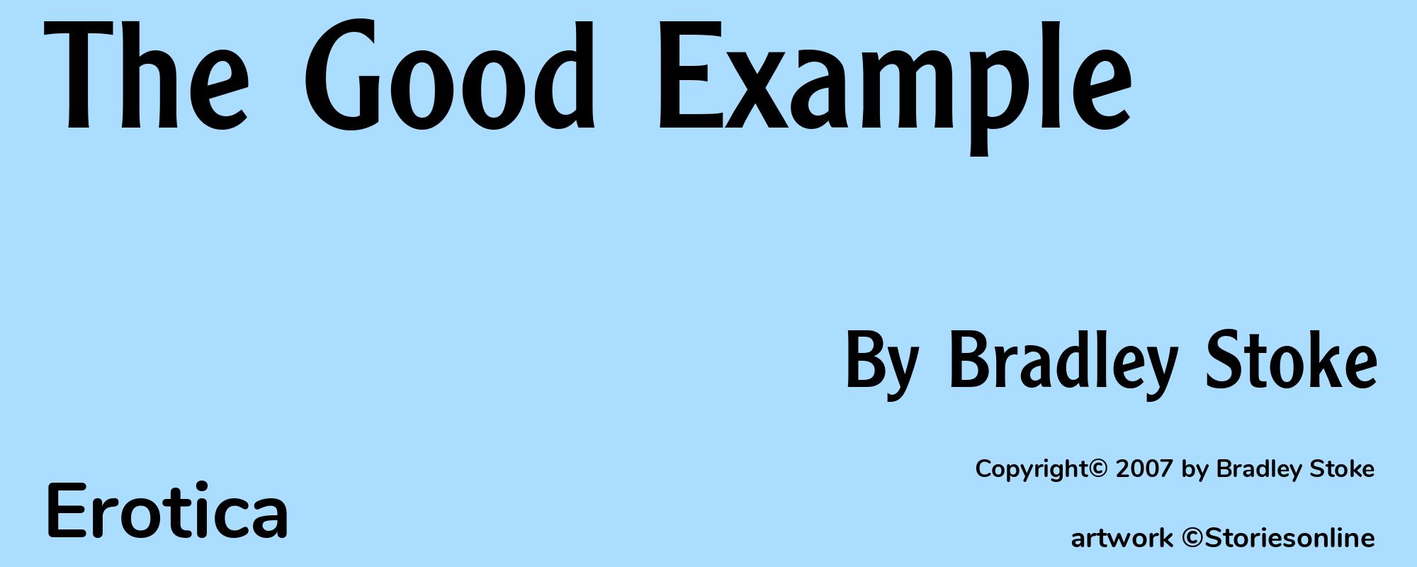 The Good Example - Cover