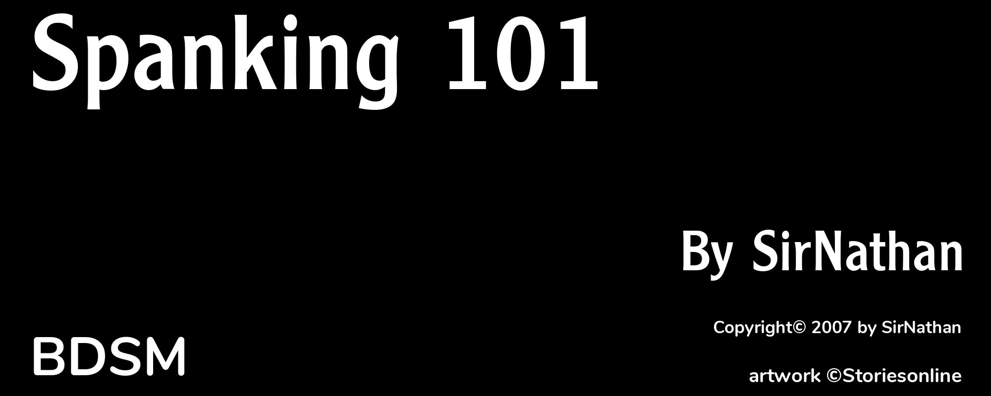 Spanking 101 - Cover