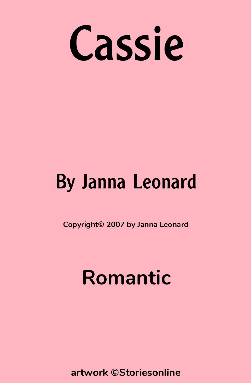 Romantic Sex Story: Cassie: Chapter 3: Discovery by Janna Leonard