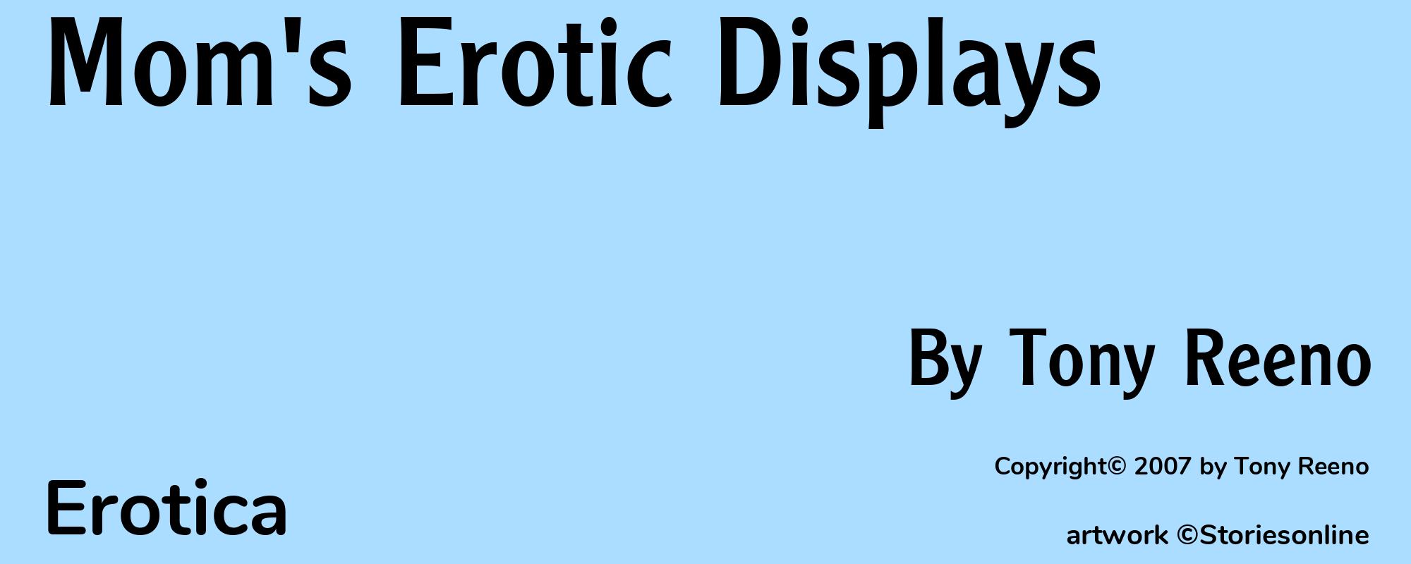 Mom's Erotic Displays - Cover