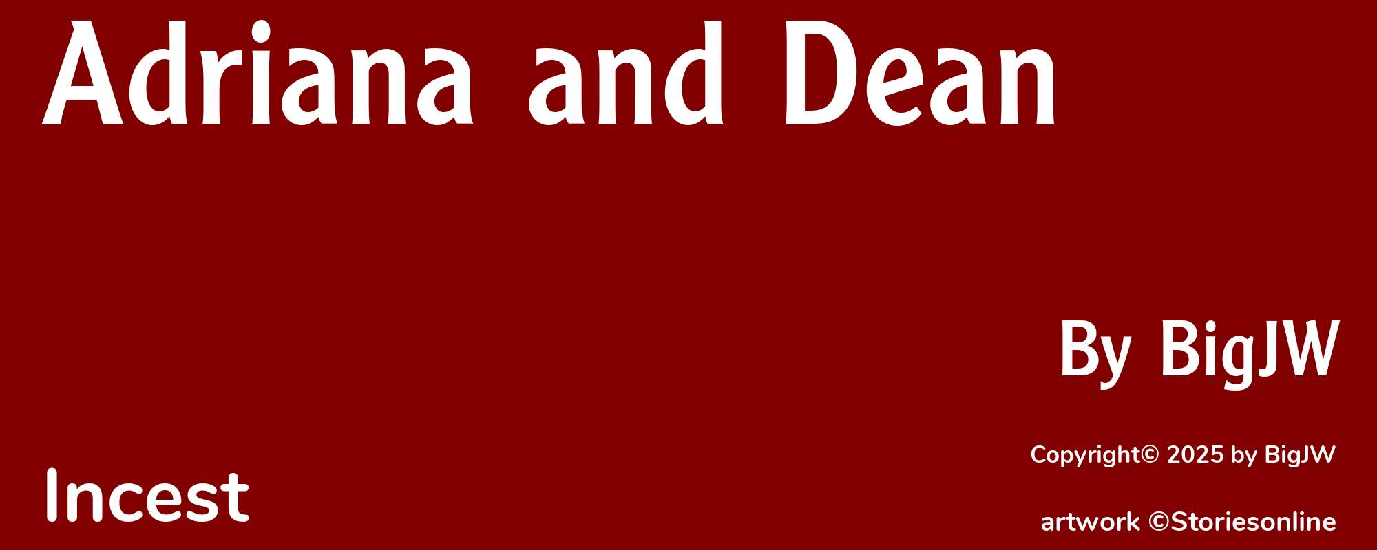 Adriana and Dean - Cover