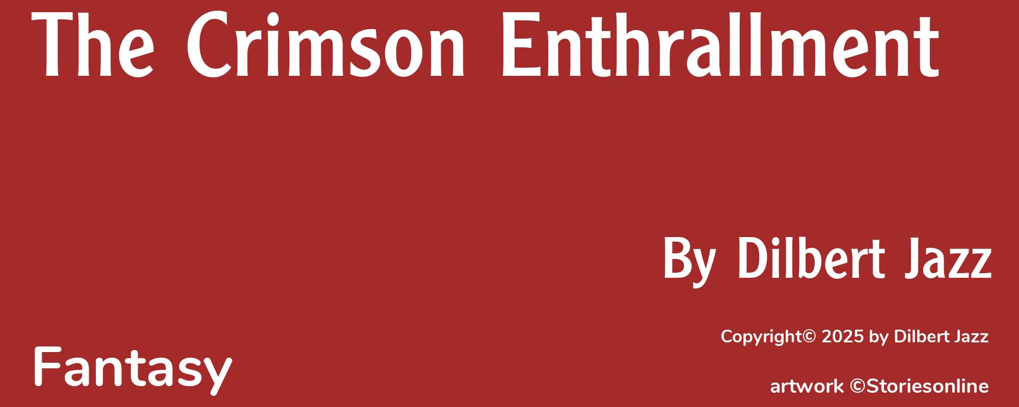 The Crimson Enthrallment - Cover