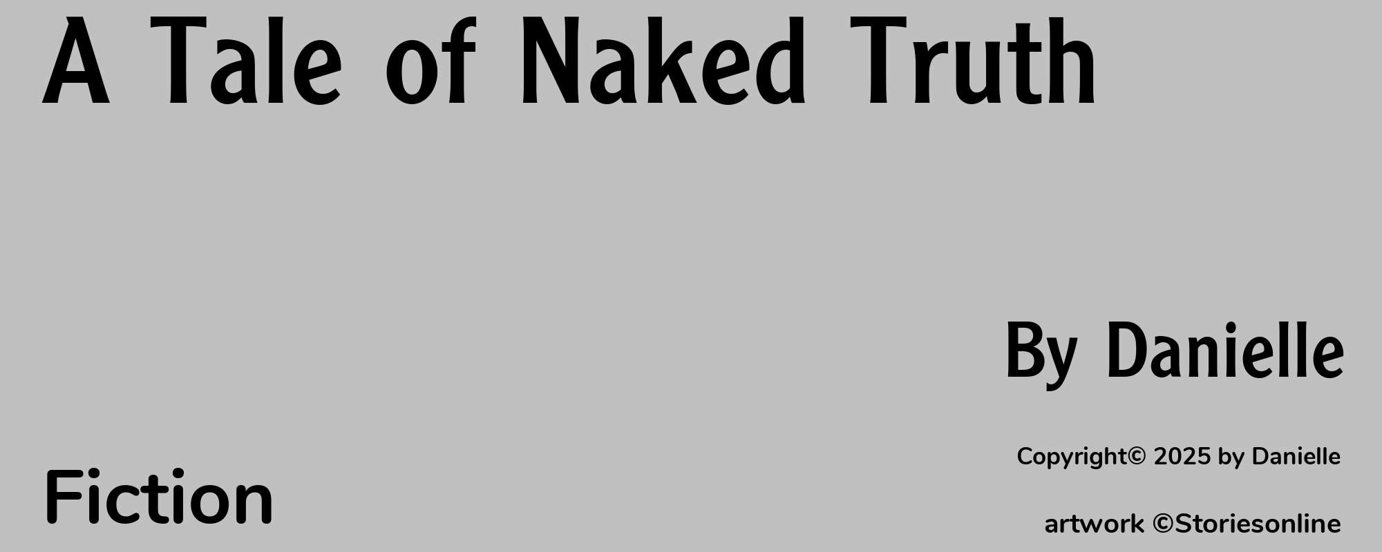 A Tale of Naked Truth - Cover