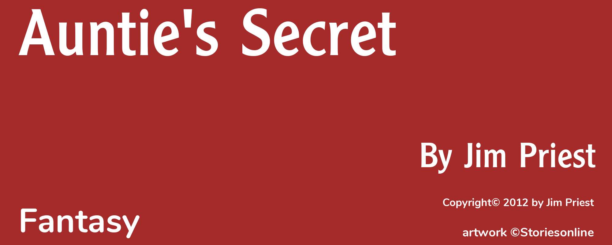 Auntie's Secret - Cover