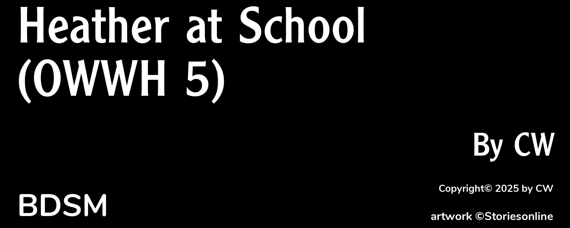 Heather at School (OWWH 5) - Cover