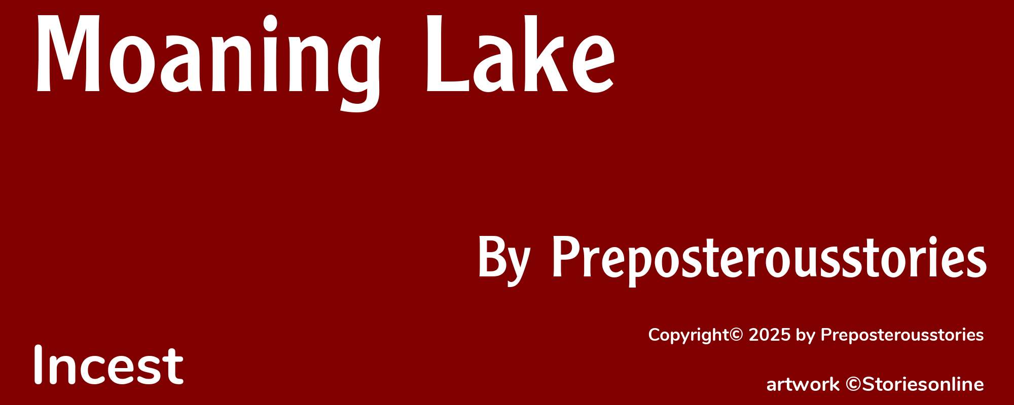 Moaning Lake - Cover
