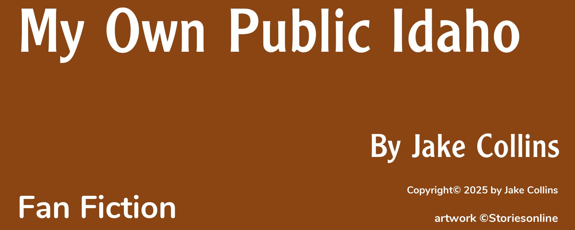 My Own Public Idaho - Cover