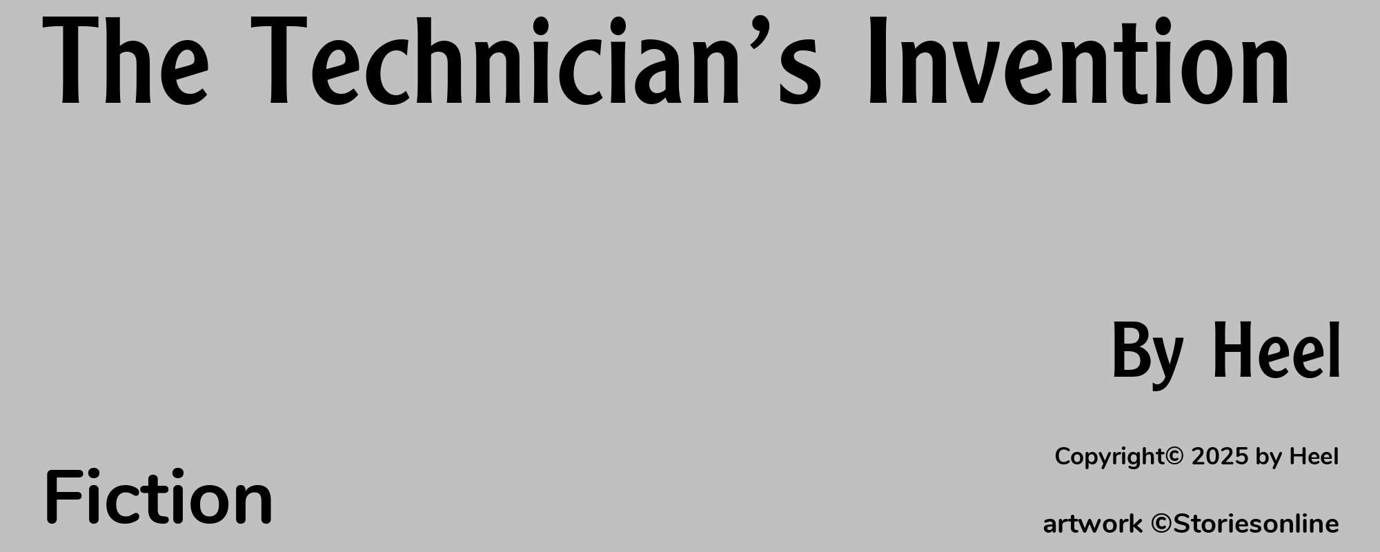 The Technician’s Invention - Cover