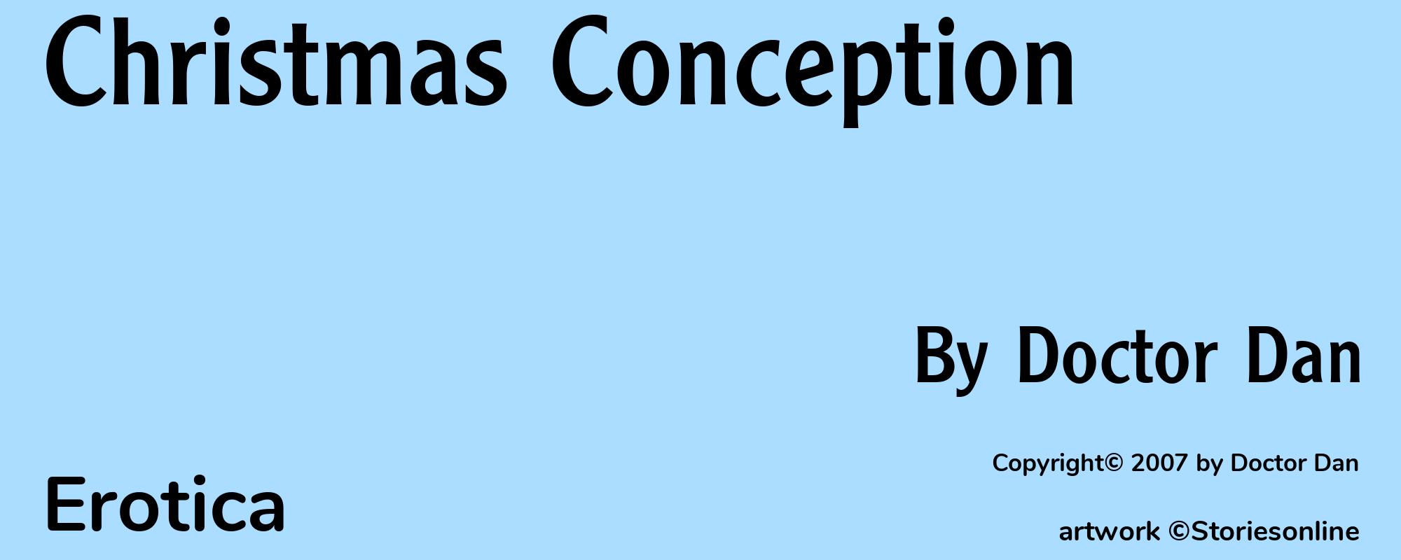 Christmas Conception - Cover