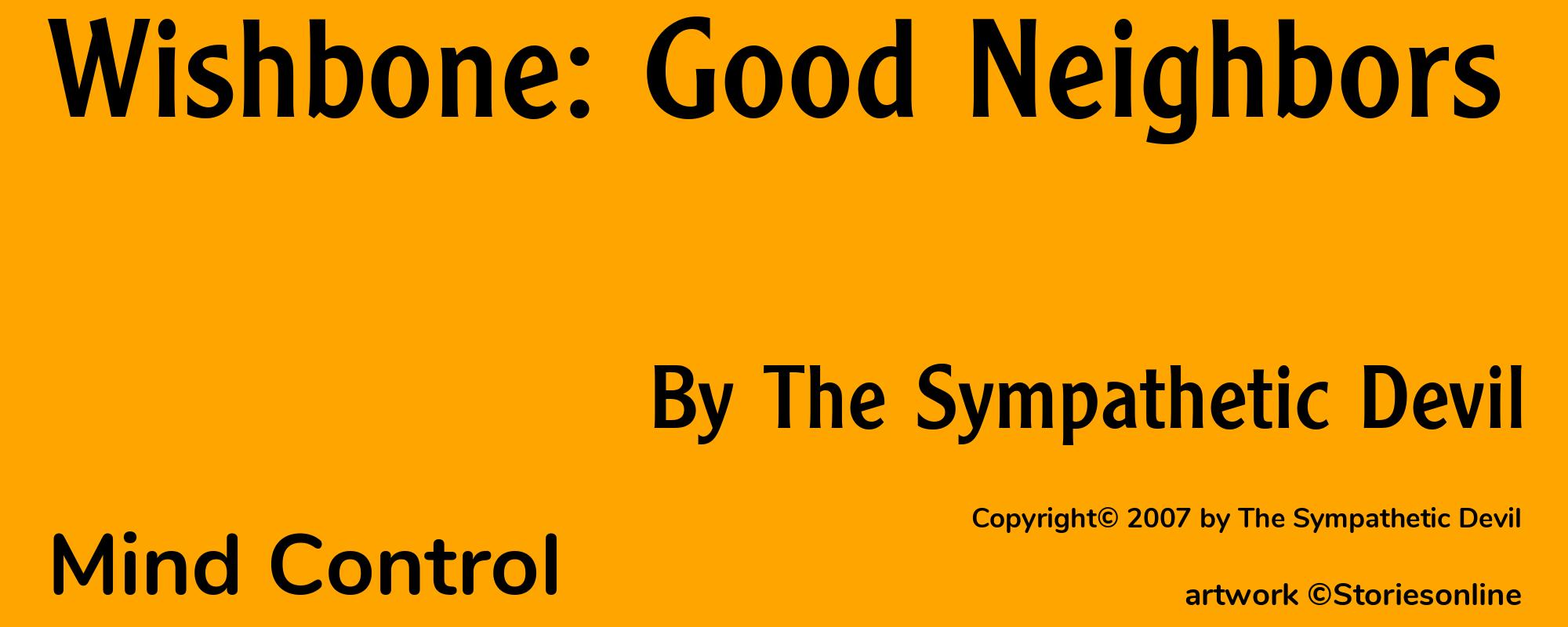 Wishbone: Good Neighbors - Cover