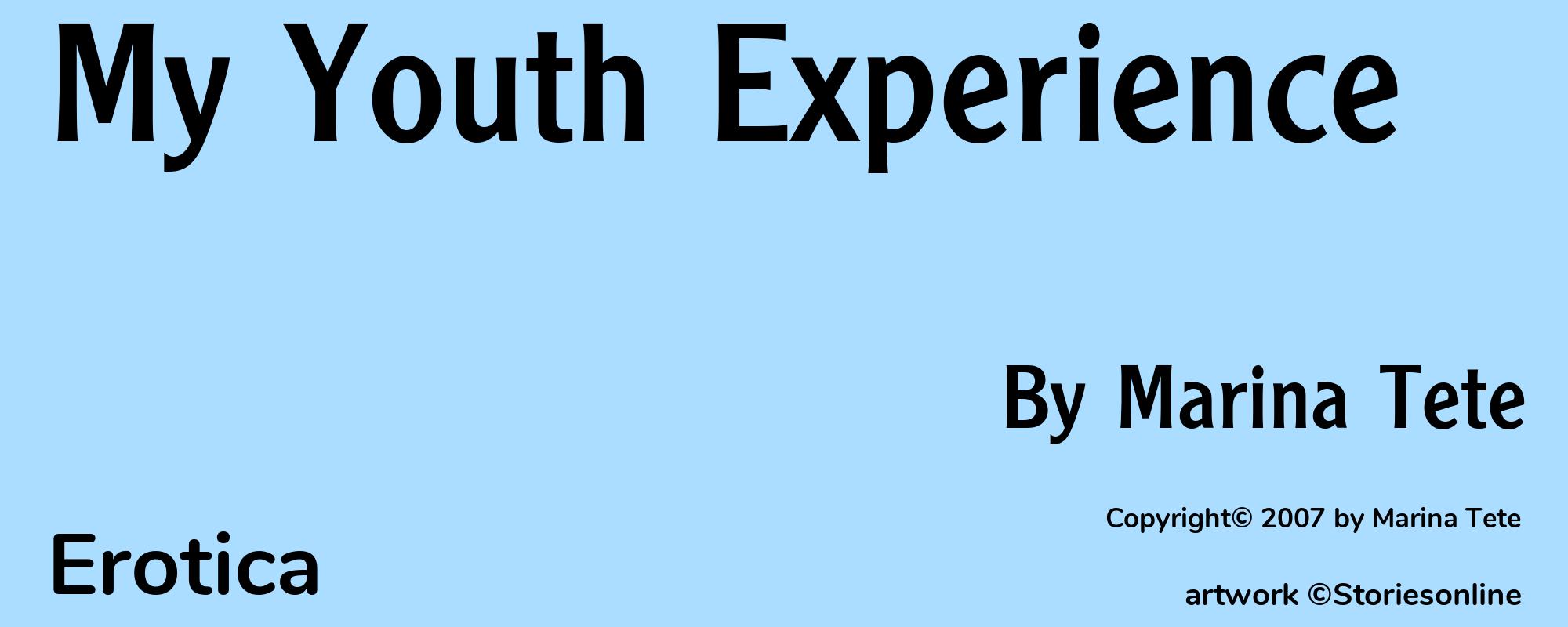 My Youth Experience - Cover