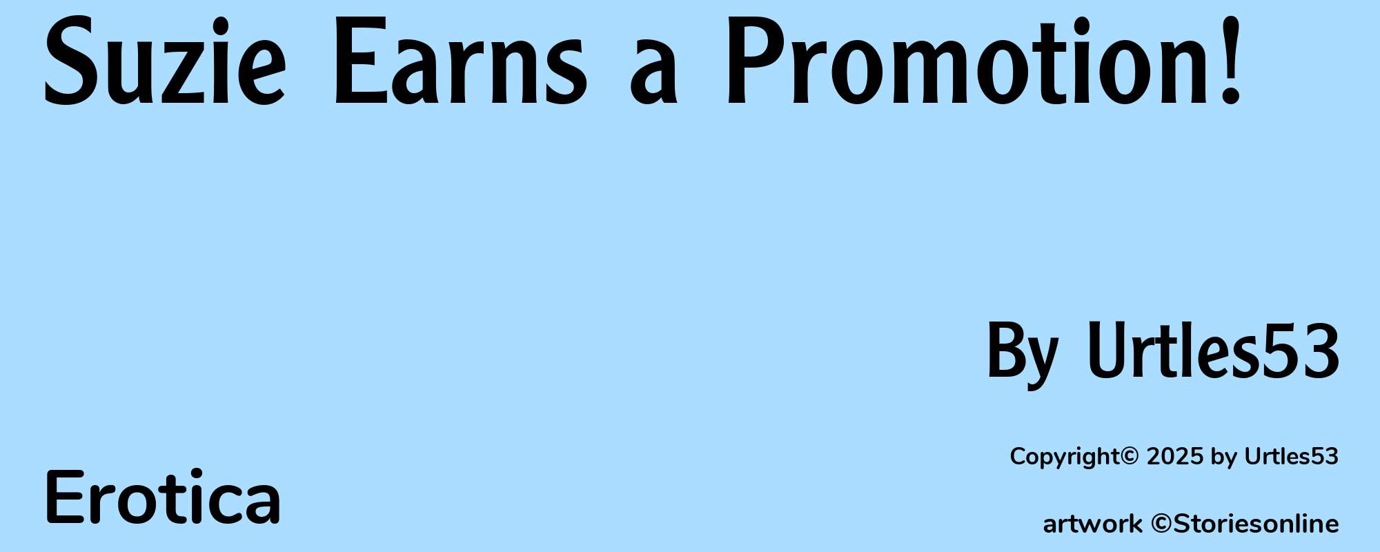 Suzie Earns a Promotion! - Cover