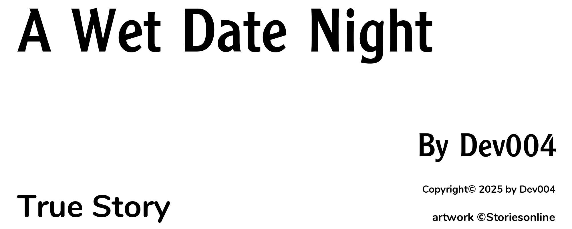 A Wet Date Night - Cover
