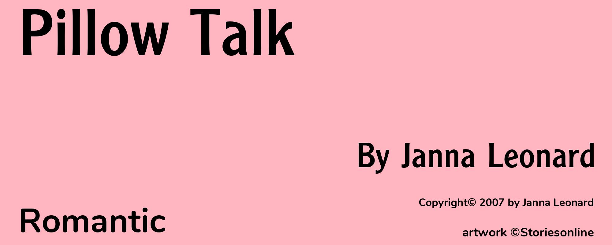 Pillow Talk - Cover