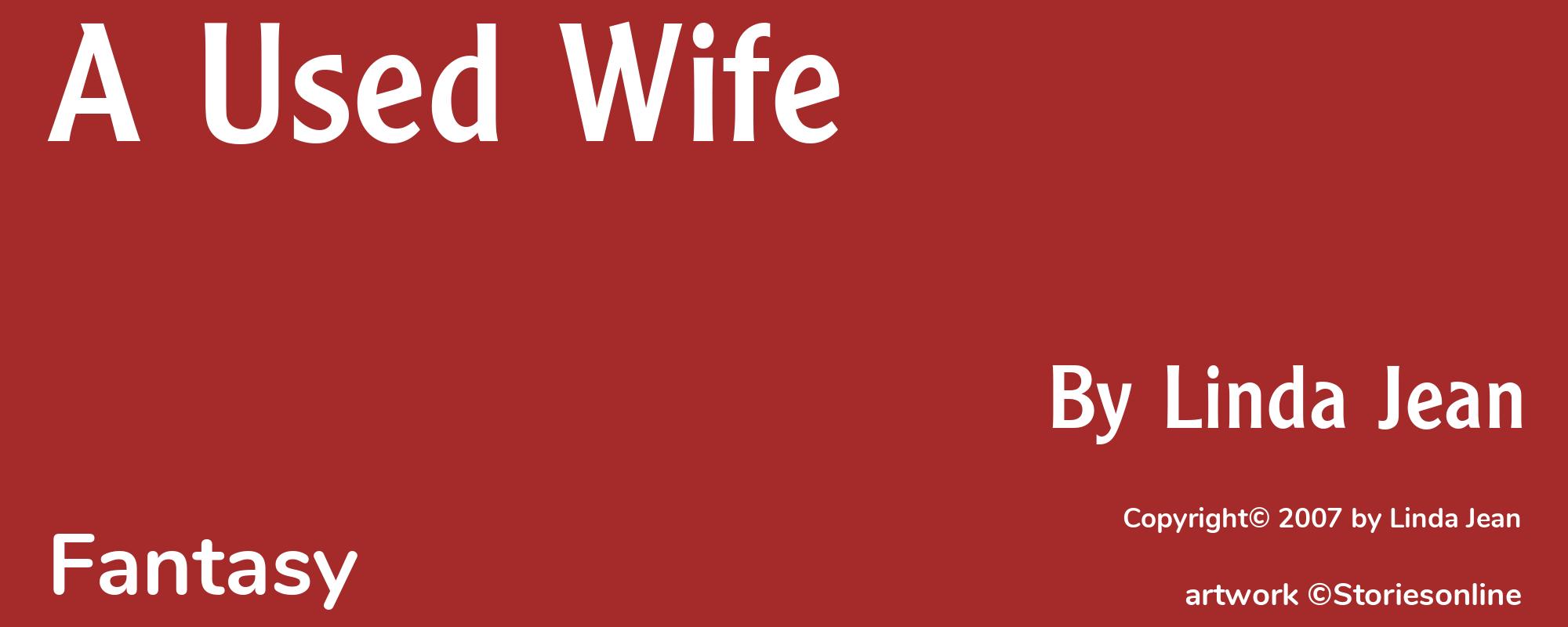 A Used Wife - Cover