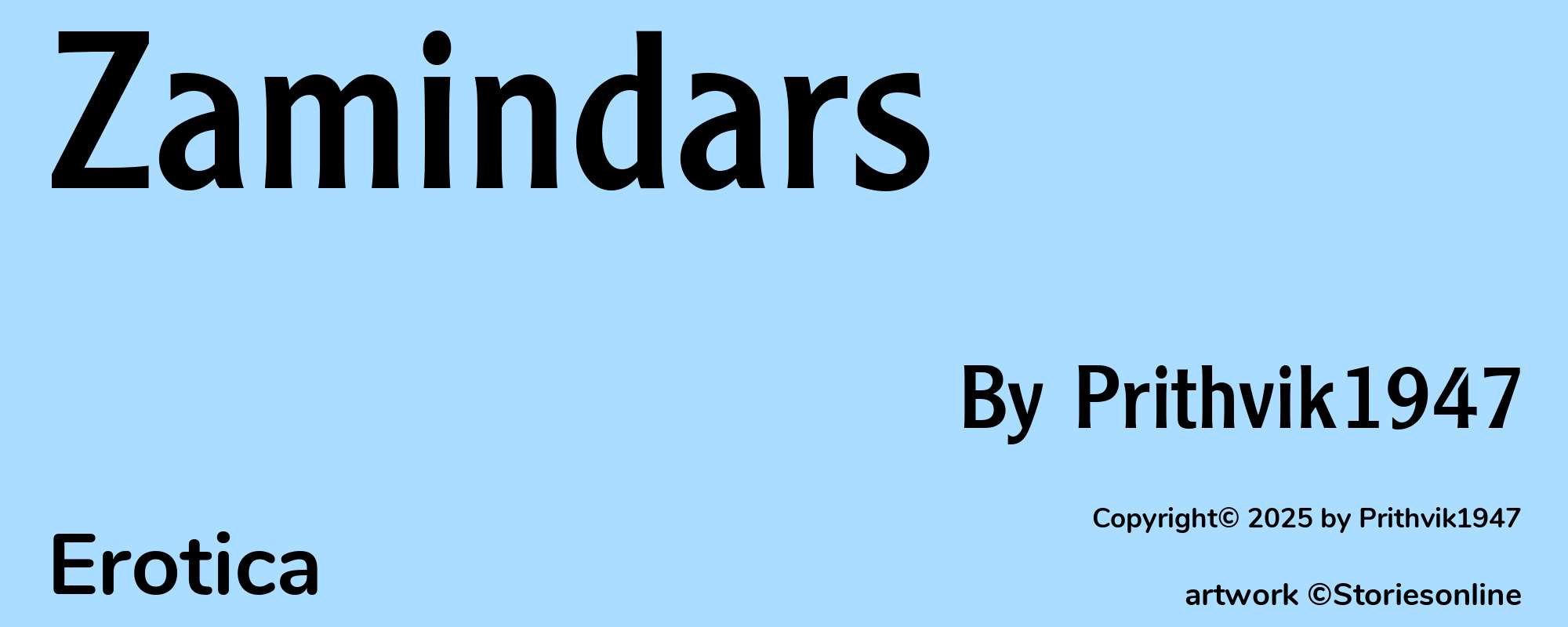 Zamindars - Cover