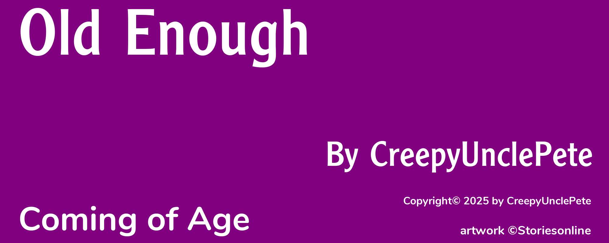 Old Enough - Cover