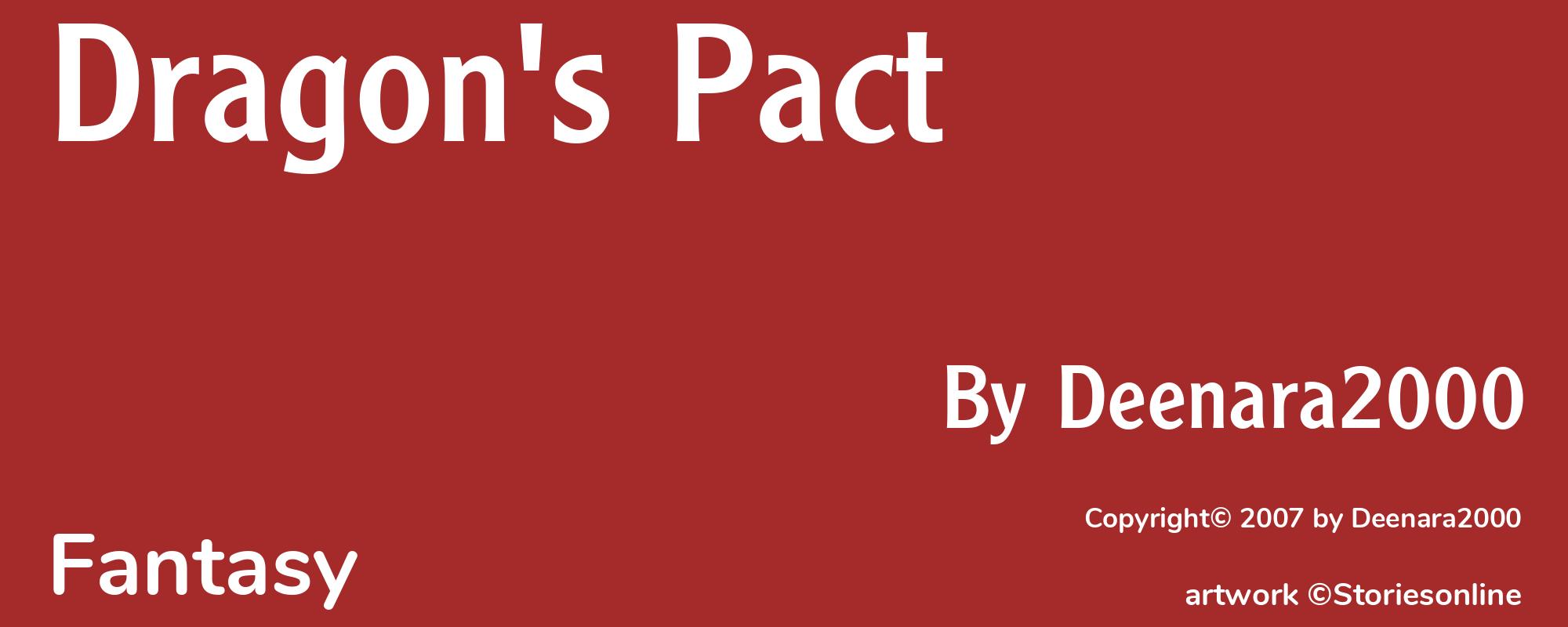 Dragon's Pact - Cover