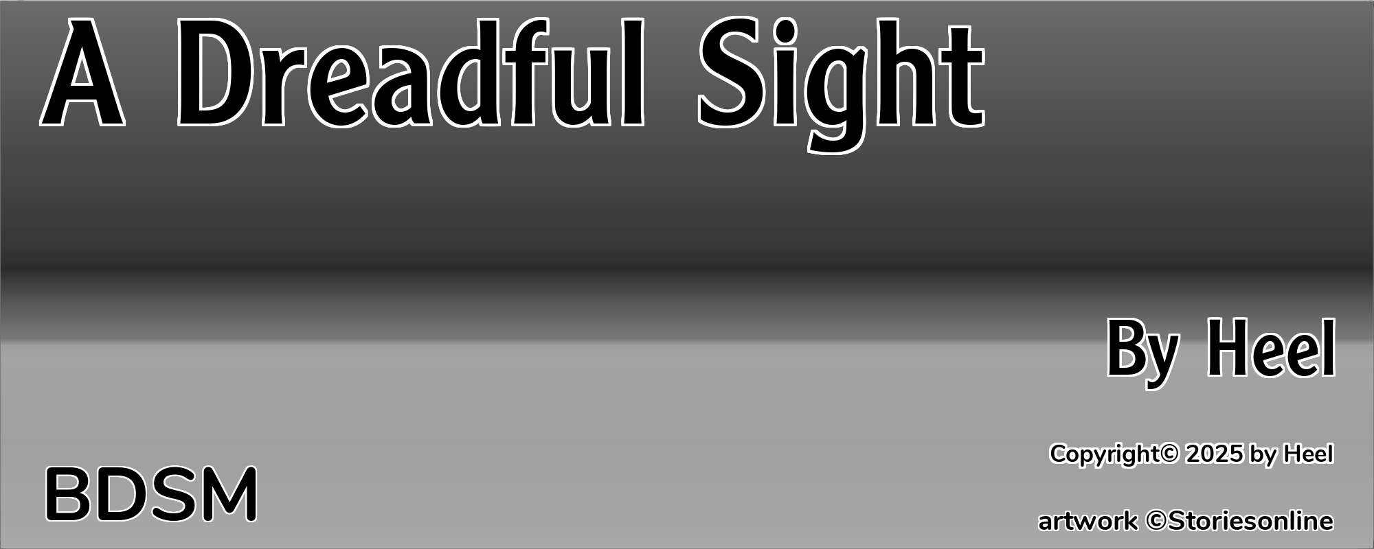 A Dreadful Sight - Cover