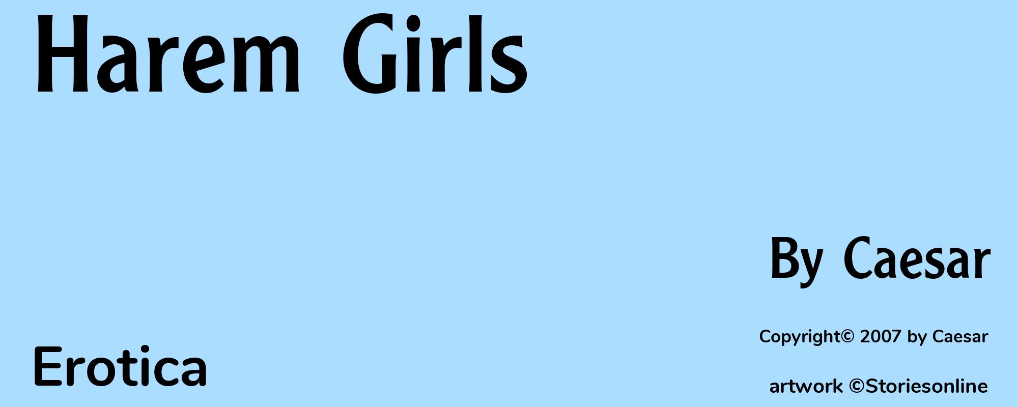 Harem Girls - Cover