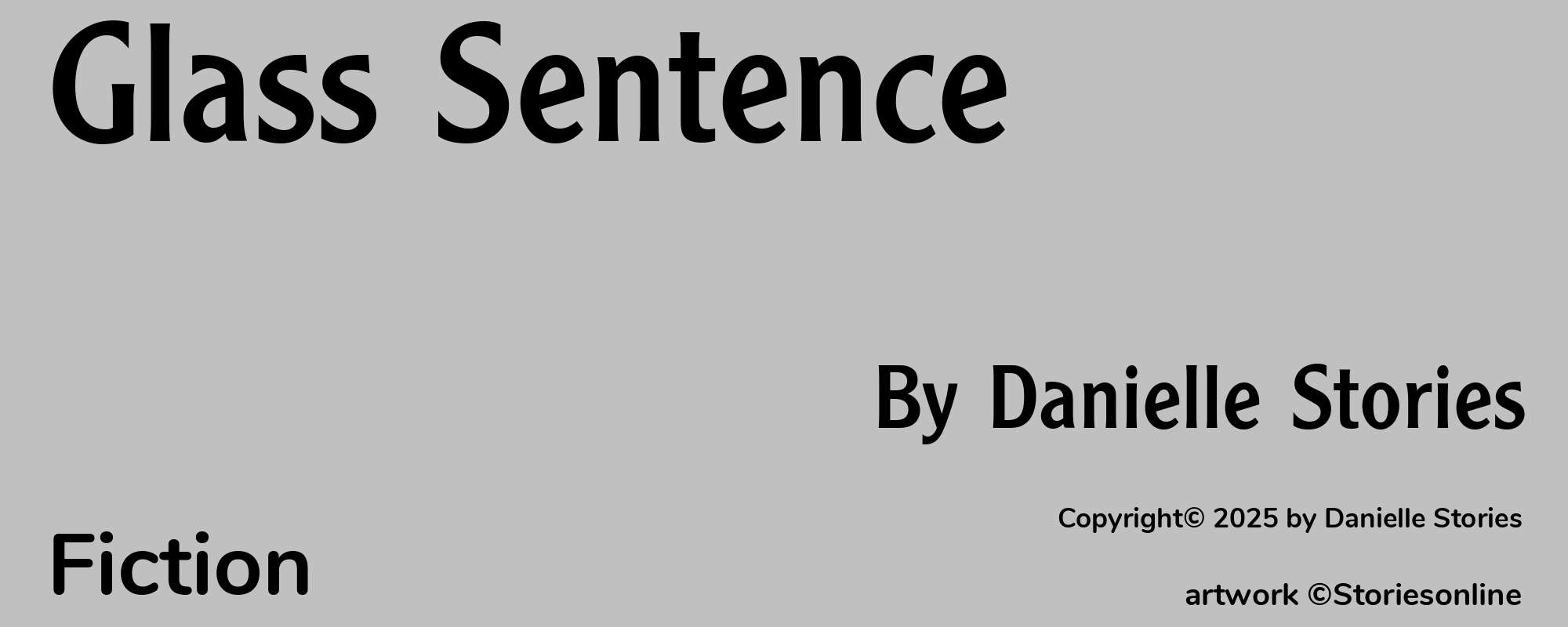 Glass Sentence - Cover