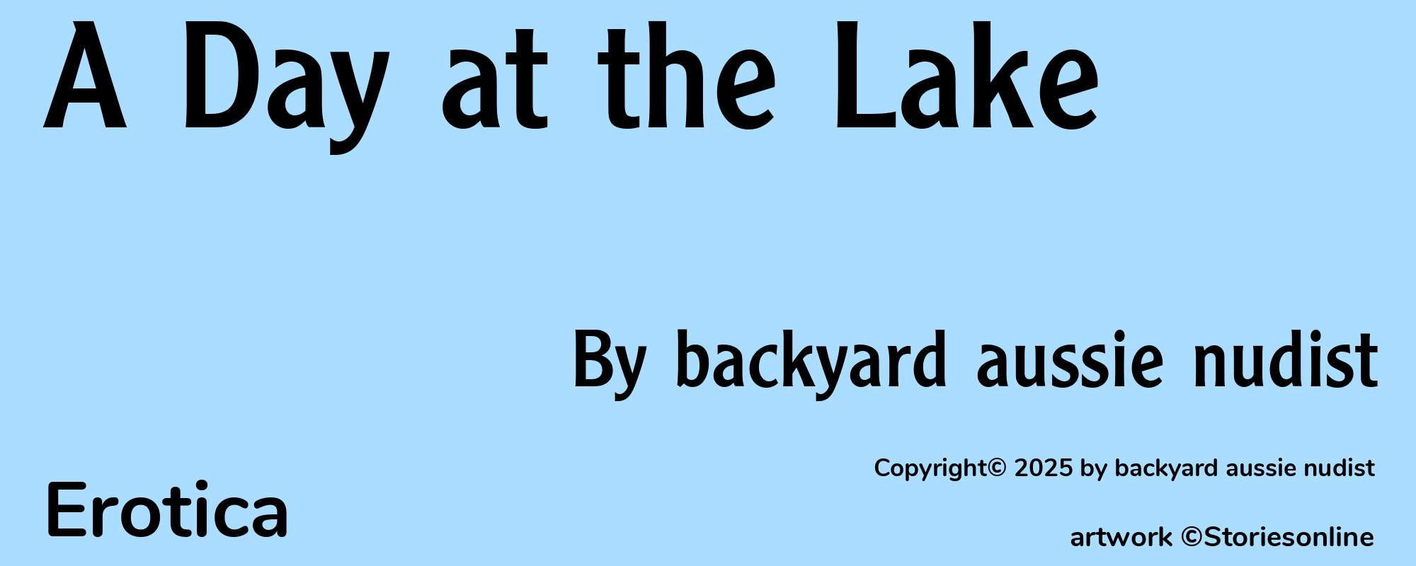A Day at the Lake - Cover