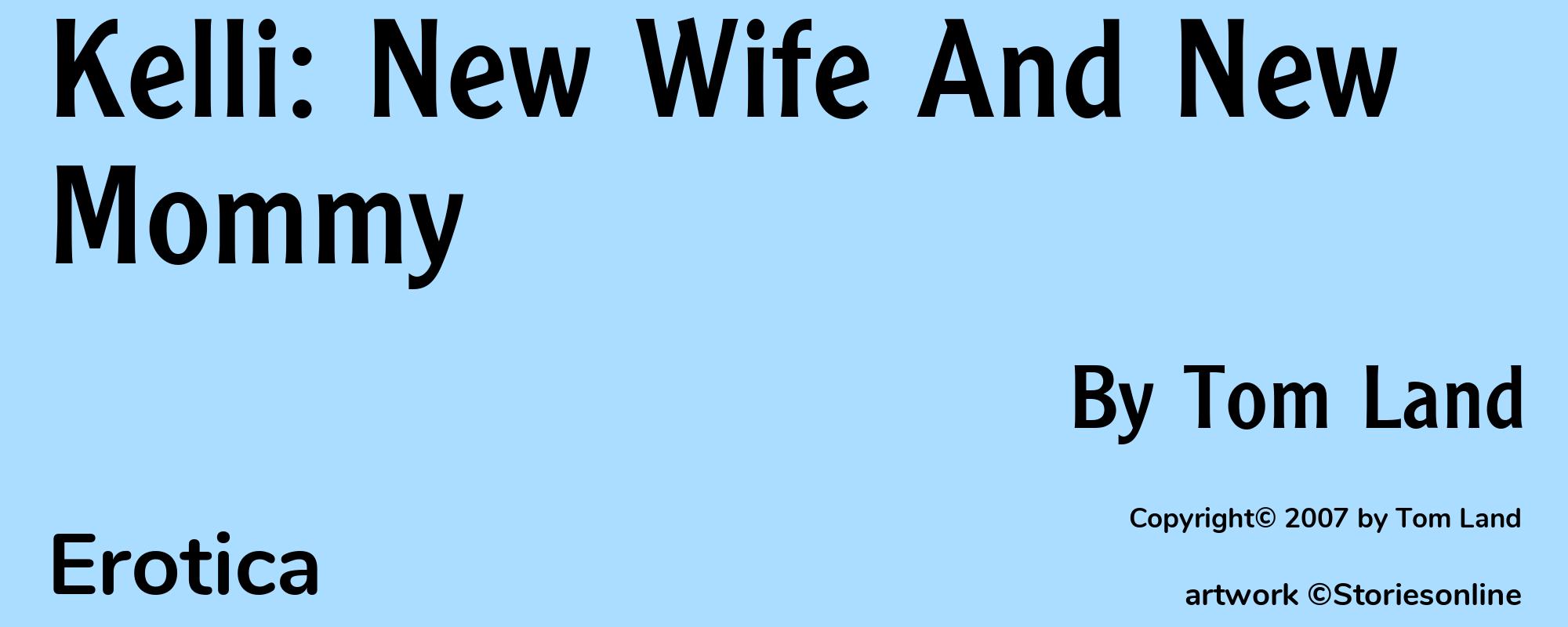 Kelli: New Wife And New Mommy - Cover