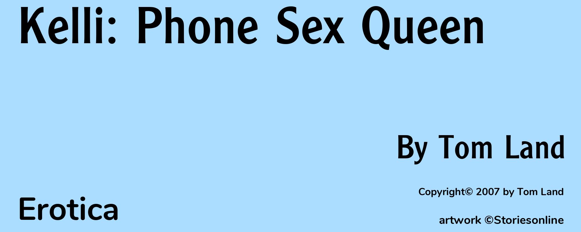 Kelli: Phone Sex Queen - Cover