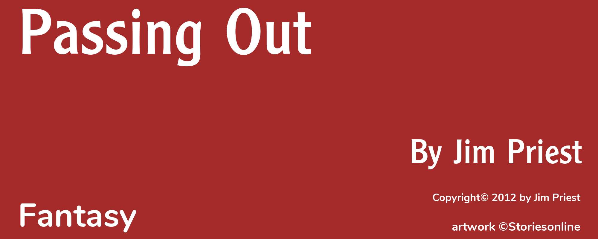 Passing Out - Cover