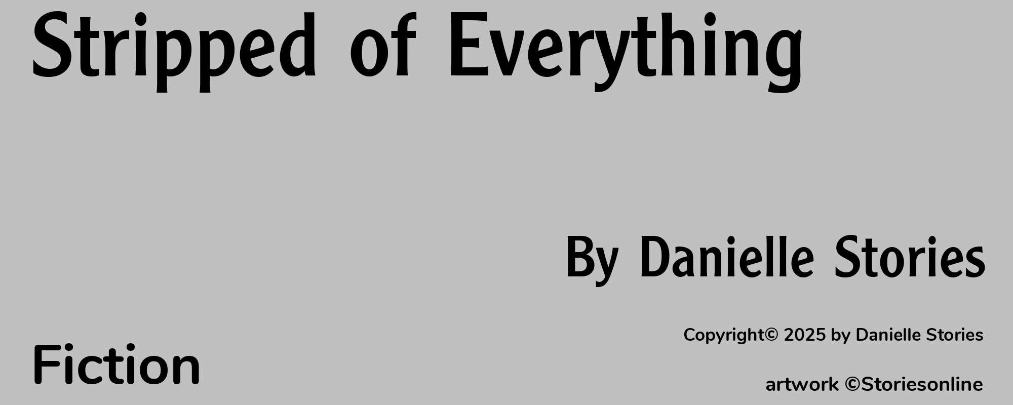 Stripped of Everything - Cover