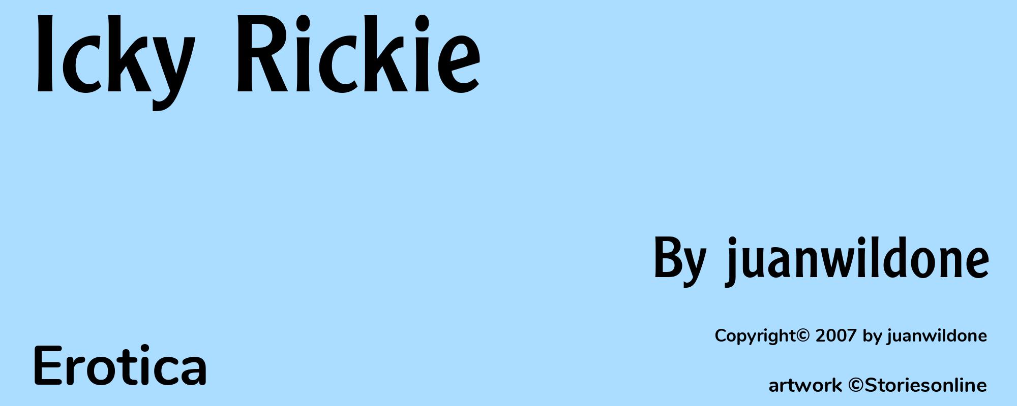 Icky Rickie - Cover