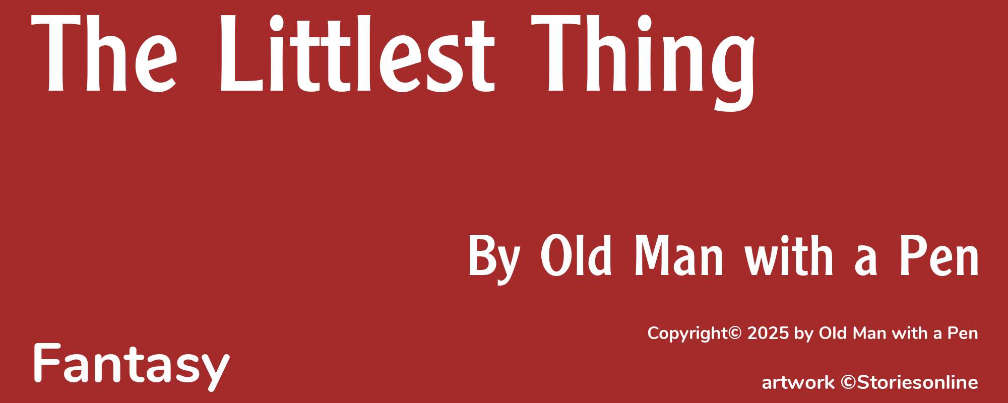The Littlest Thing - Cover