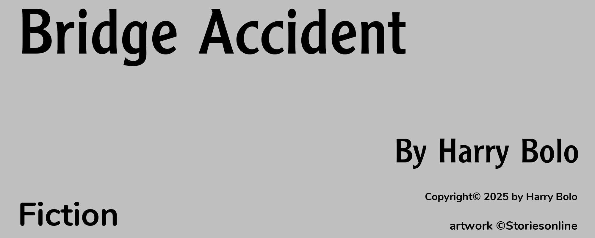 Bridge Accident - Cover