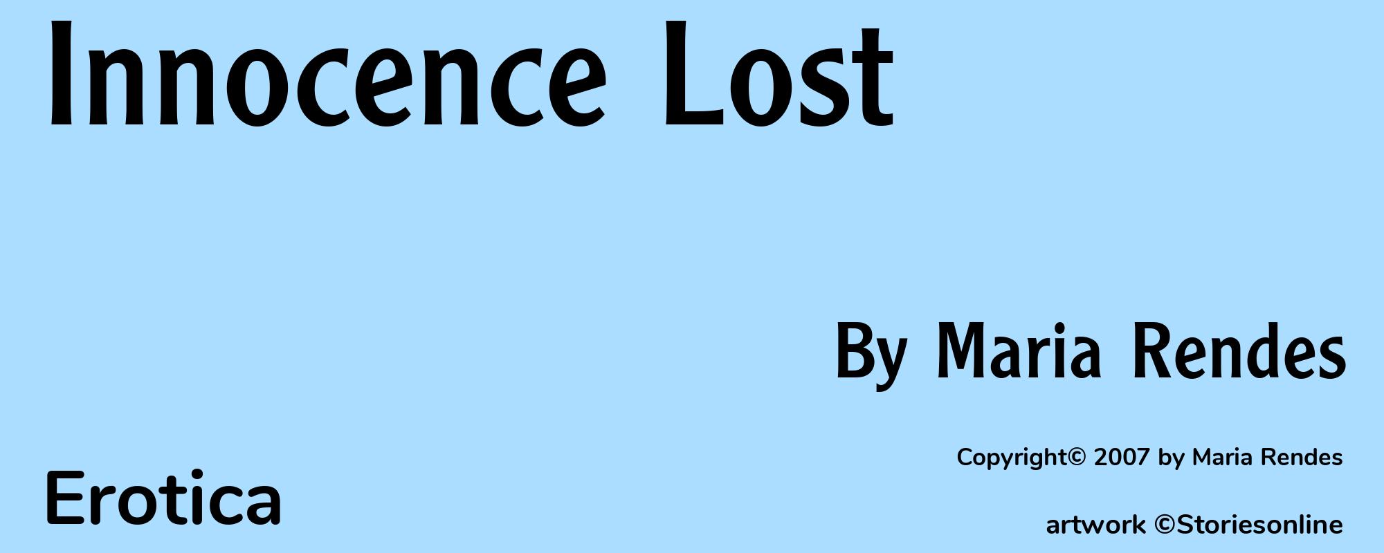 Innocence Lost - Cover