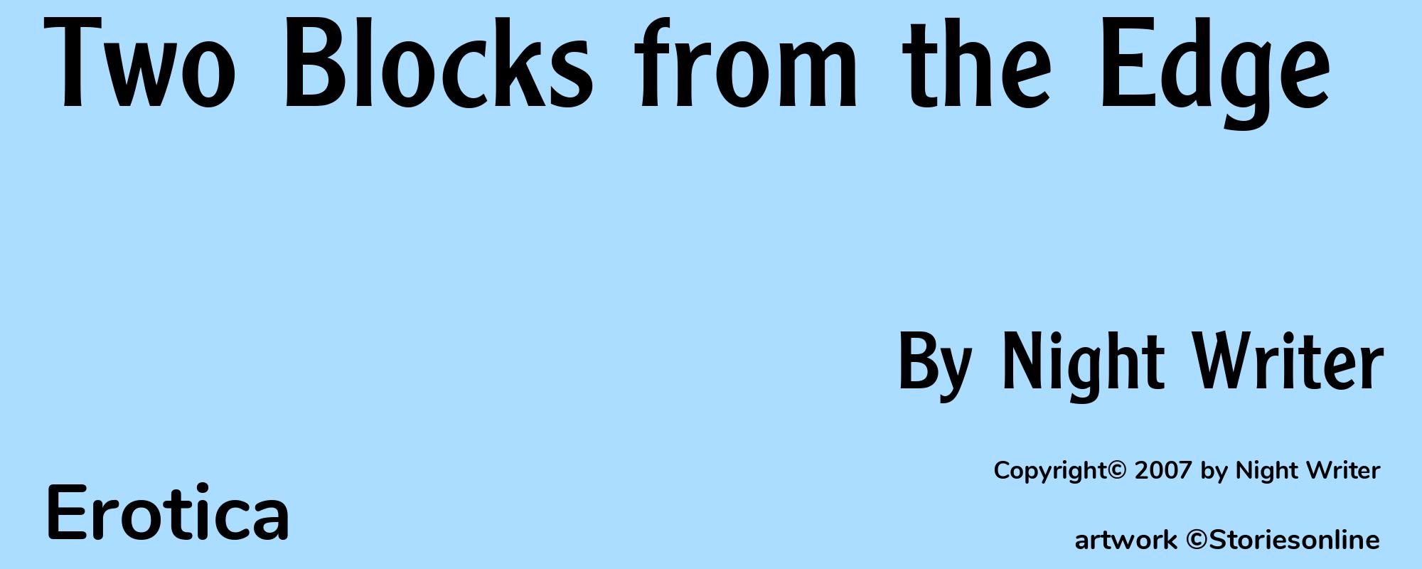Two Blocks from the Edge - Cover