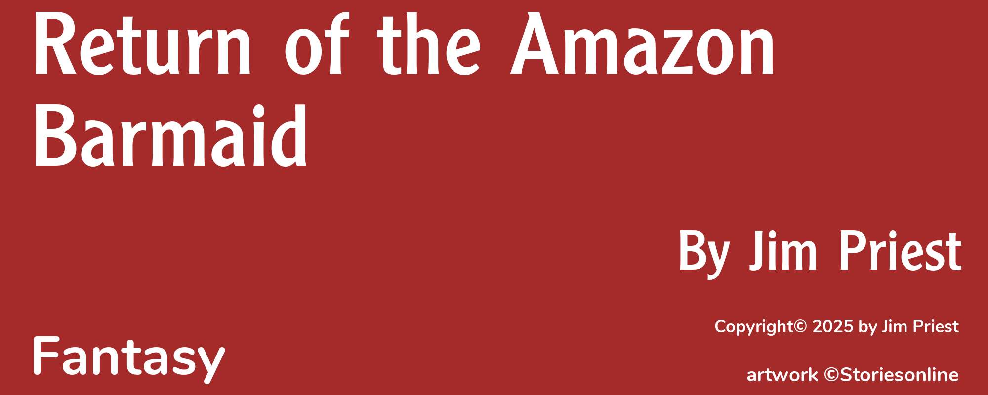 Return of the Amazon Barmaid - Cover