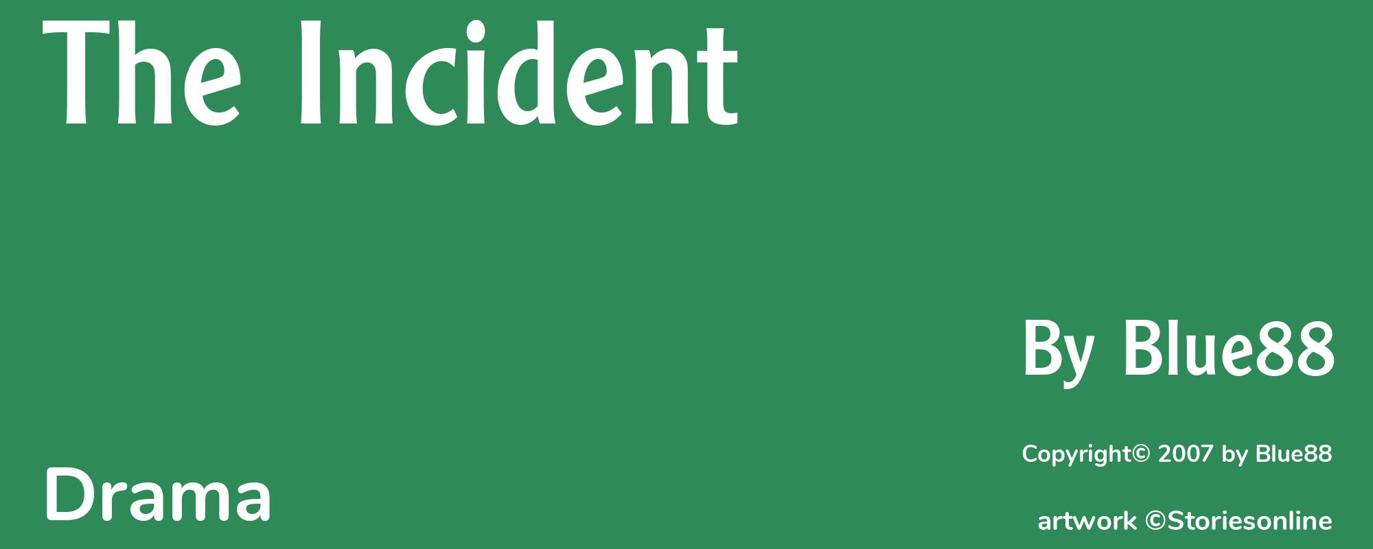 The Incident - Cover