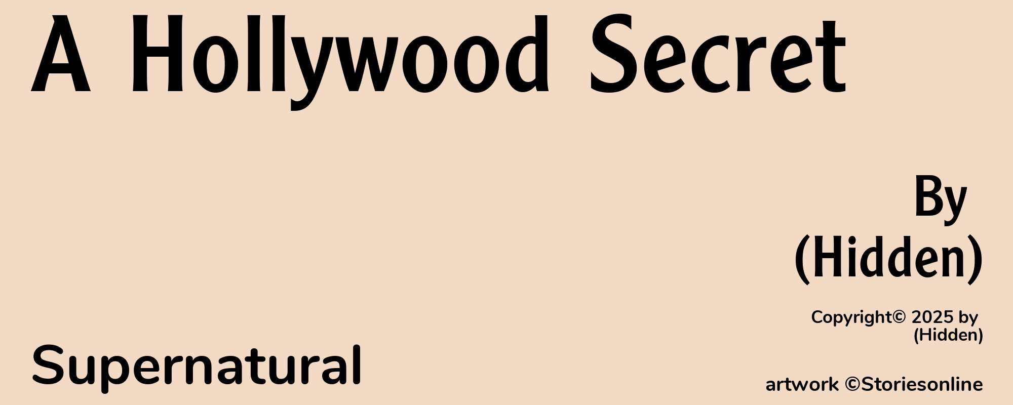 A Hollywood Secret - Cover