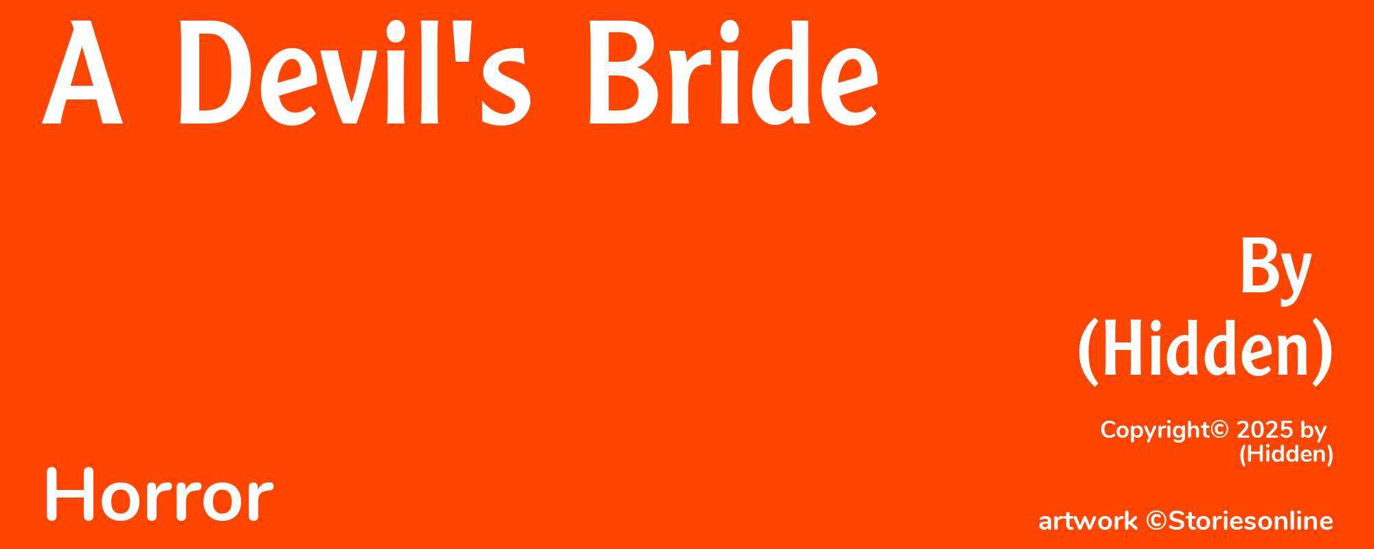 A Devil's Bride - Cover