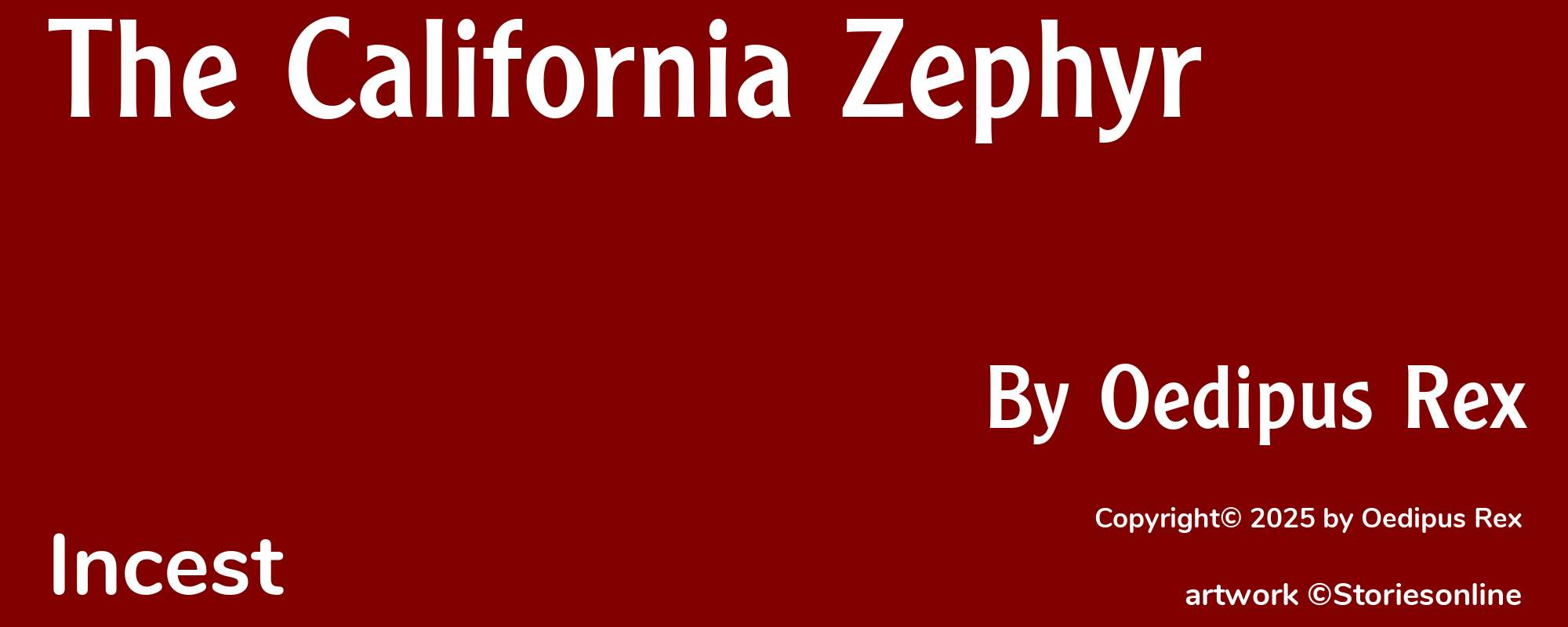 The California Zephyr - Cover