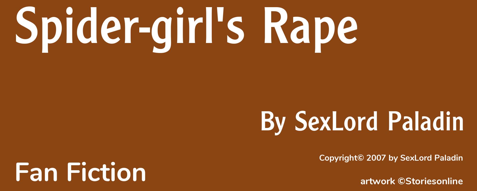 Spider-girl's Rape - Cover