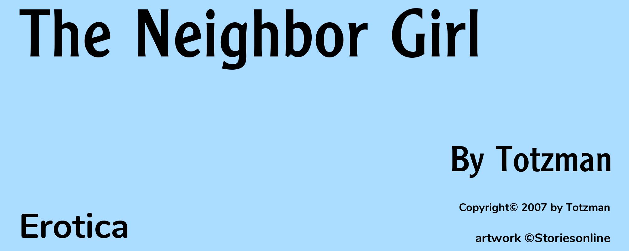 The Neighbor Girl - Cover