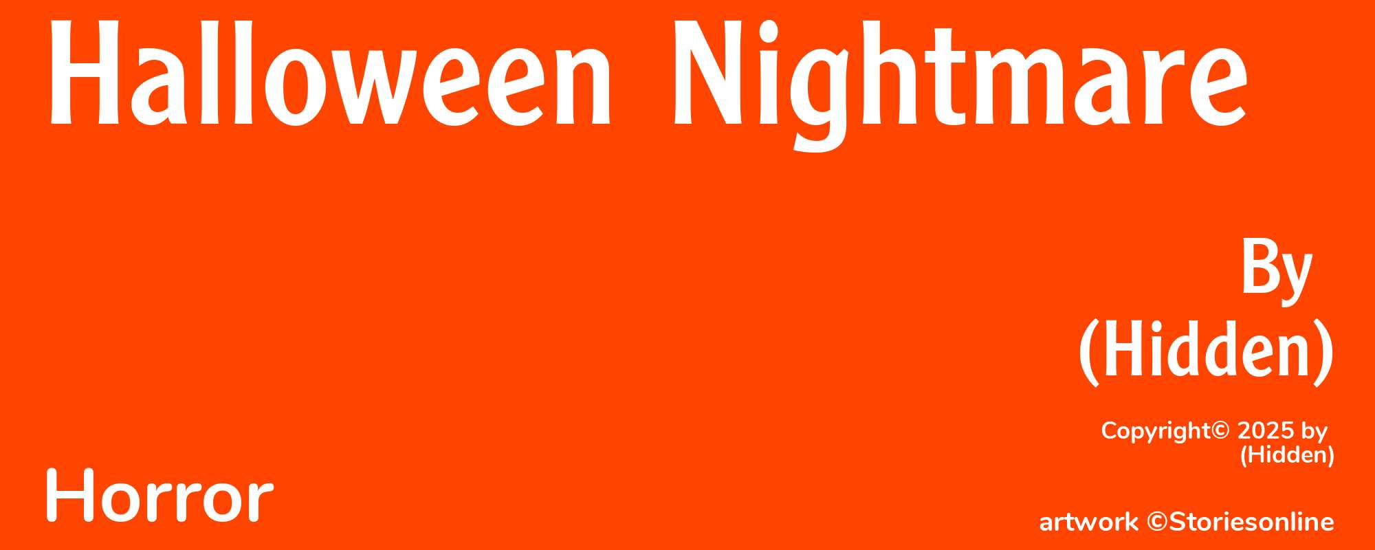 Halloween Nightmare - Cover