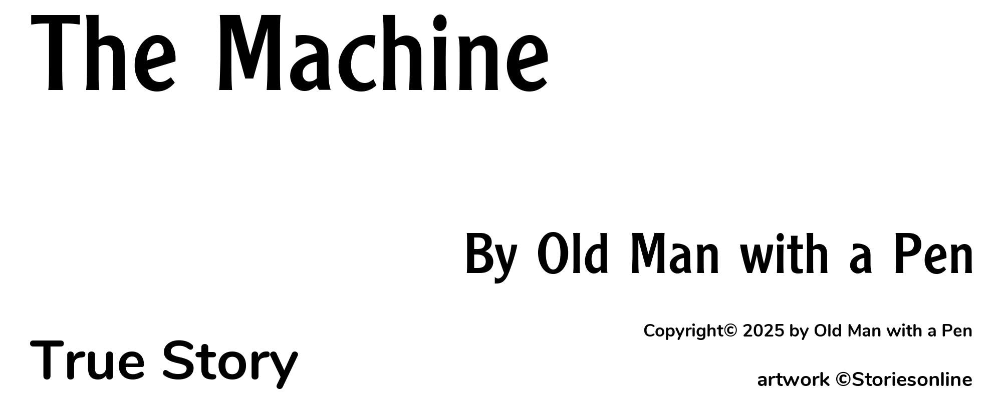The Machine - Cover