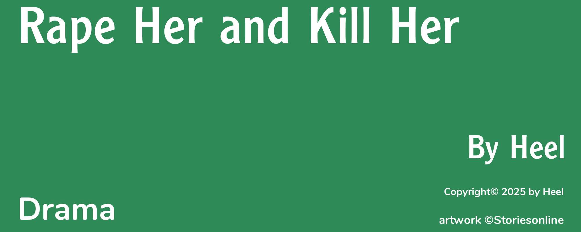 Rape Her and Kill Her - Cover